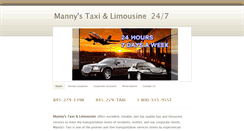 Desktop Screenshot of mannystaxi.com